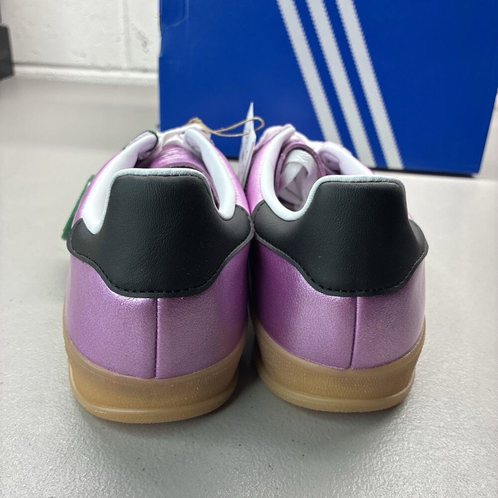 Adidas Gazelle Indoor Women's Size 6.5 Bliss Lilac Pink Black Shoes JS1406 NEW - Picture 5 of 8